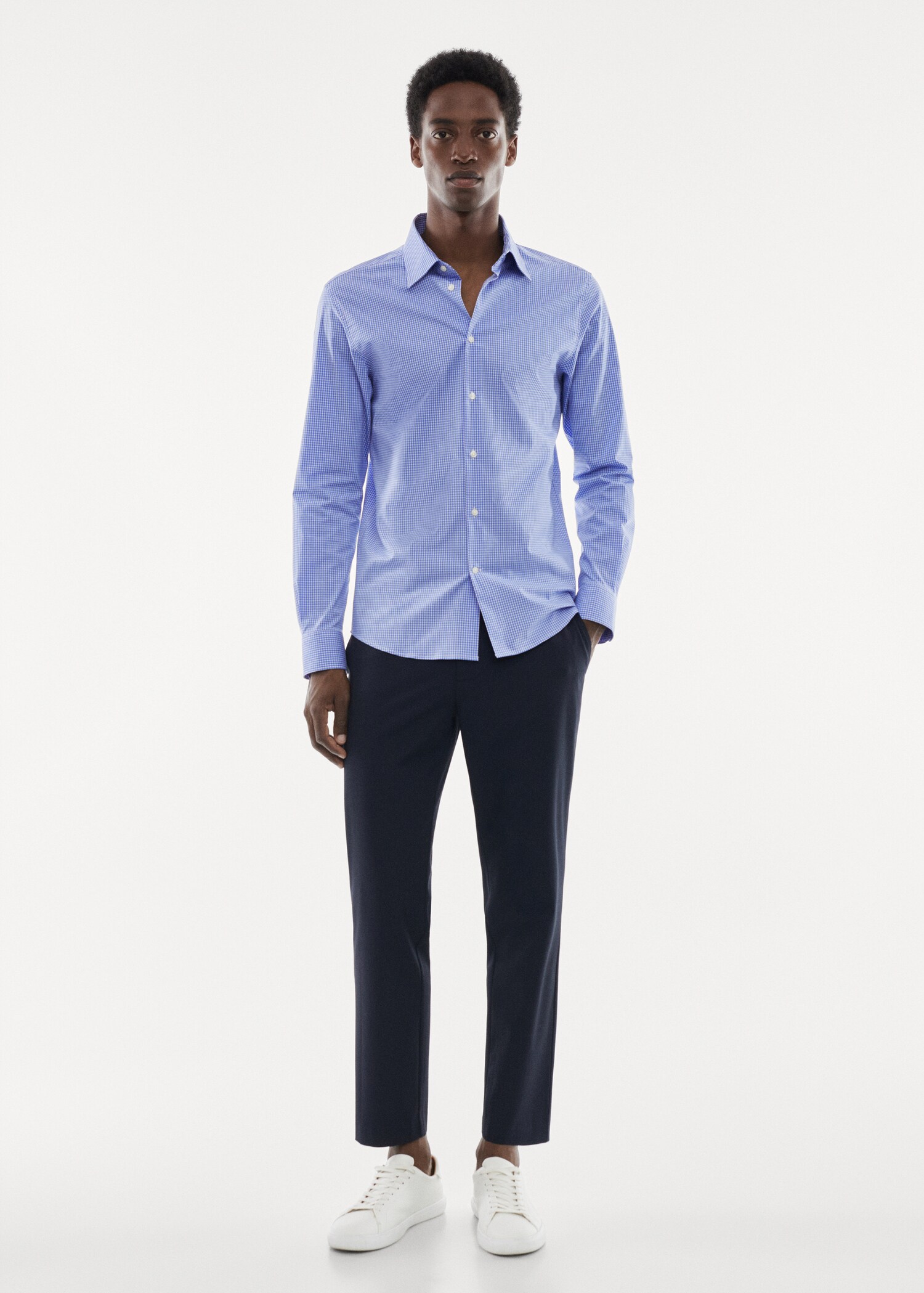 Micro-stretch fabric shirt - General plane