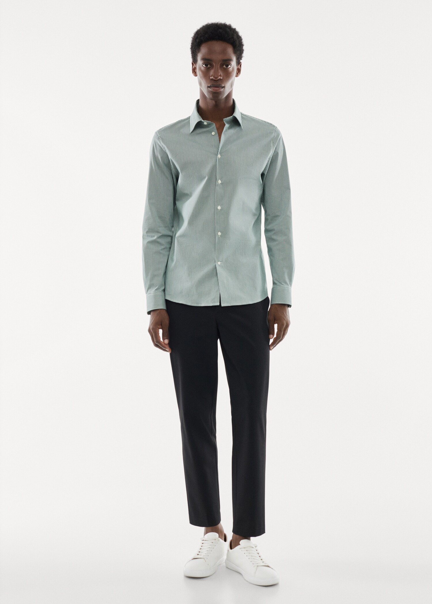 Micro-stretch fabric shirt - General plane