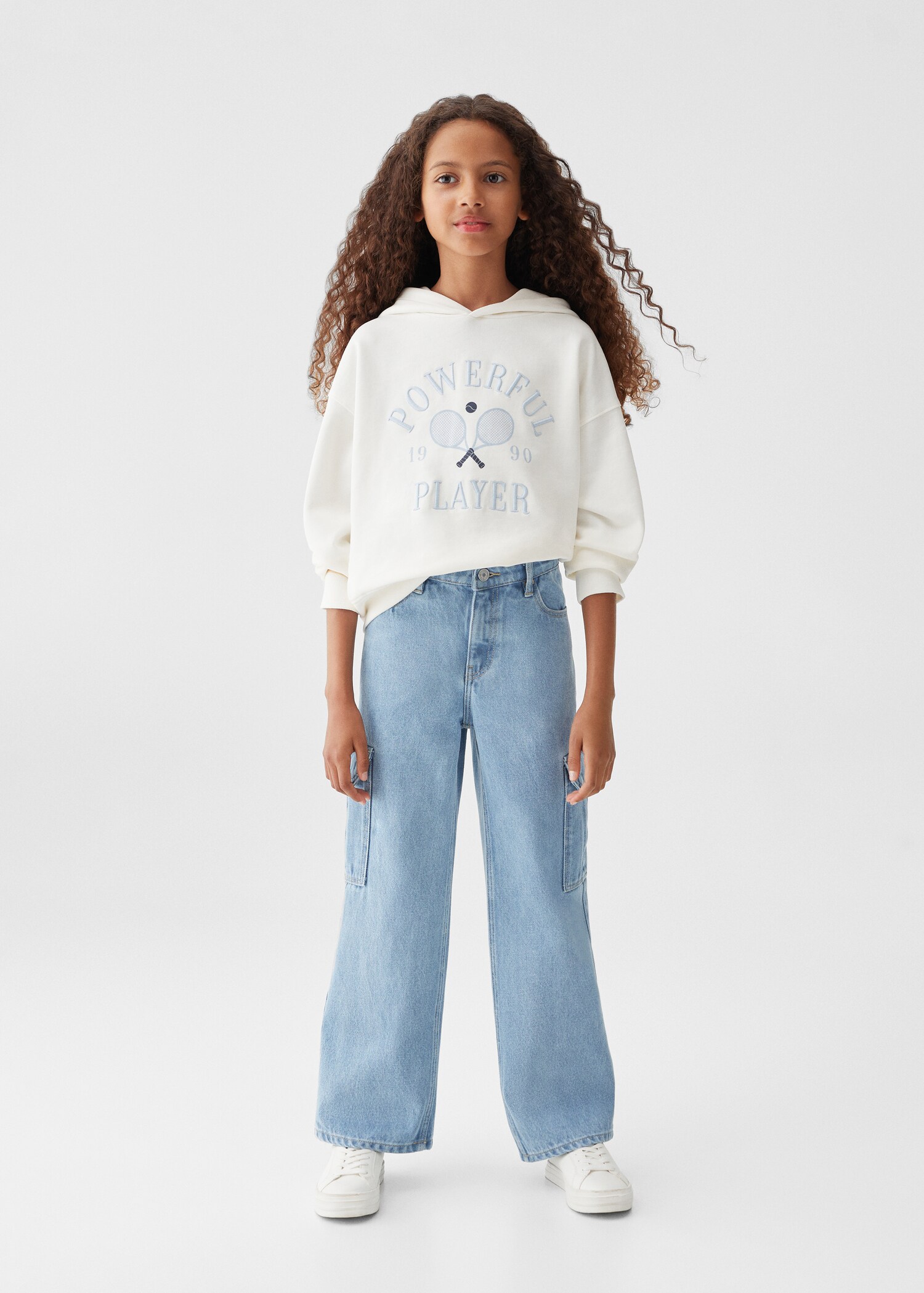 Jeans straight gaya kargo - Tampilan Umum