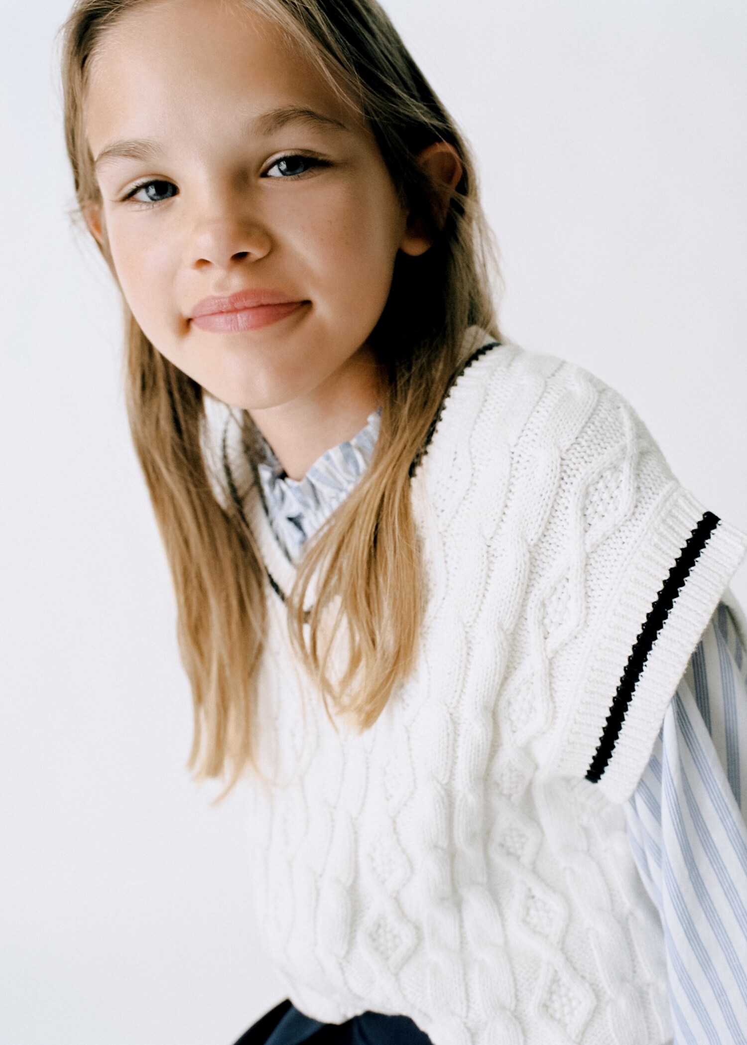 Chaleco punto algodón - Plano general