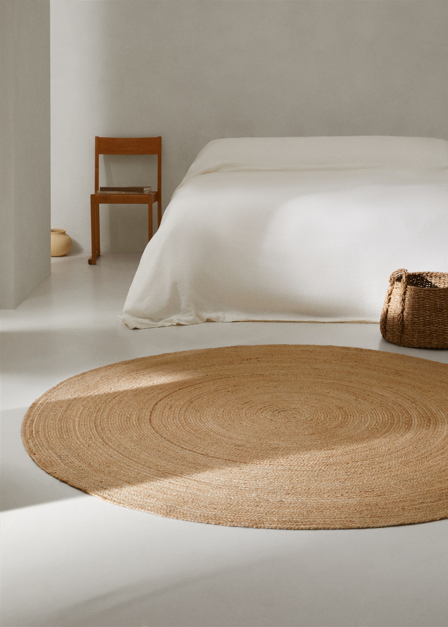 Natural fibre round carpet 180cm - General plane