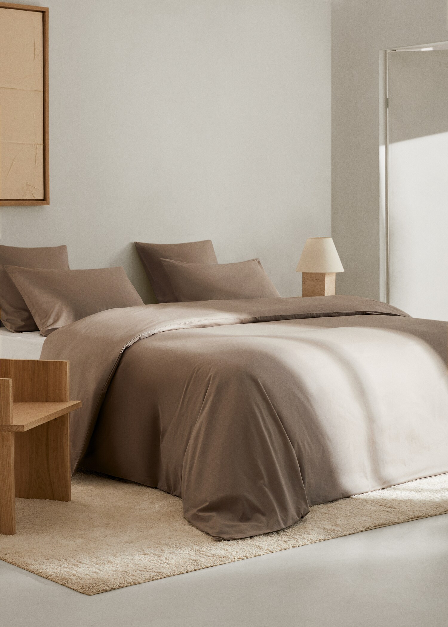 Housse de couette coton 180 fils lit 90 cm - Plan général