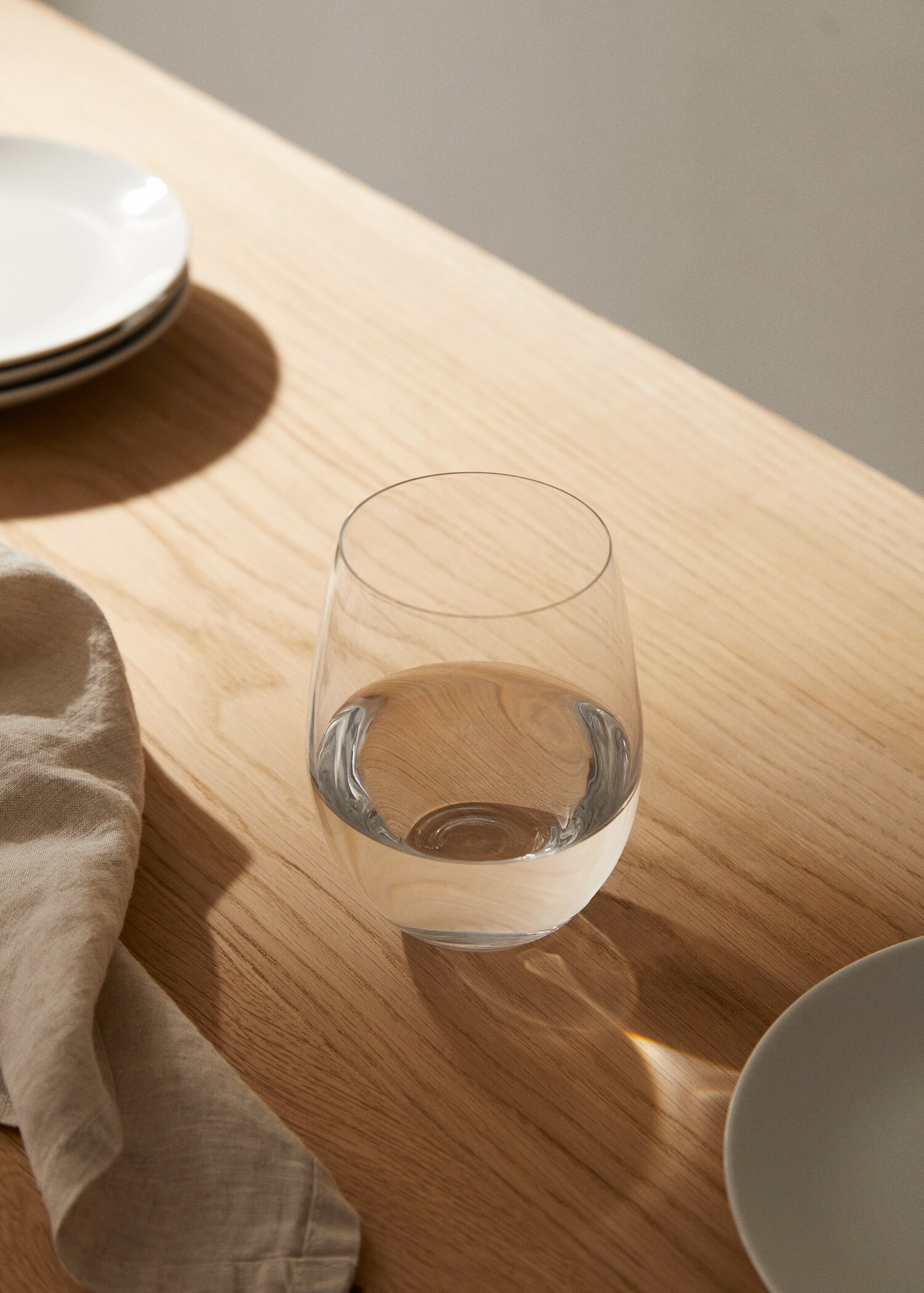 Ovales Glas - Allgemeine Ansicht