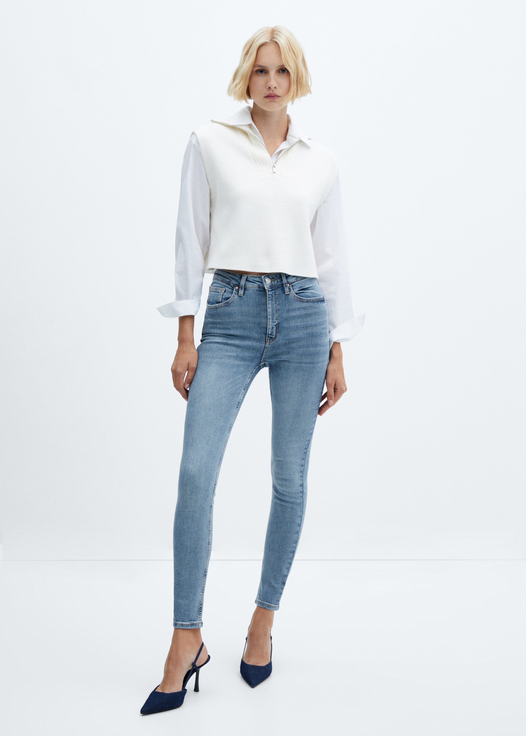 High-rise skinny jeans - Overzichtstekening