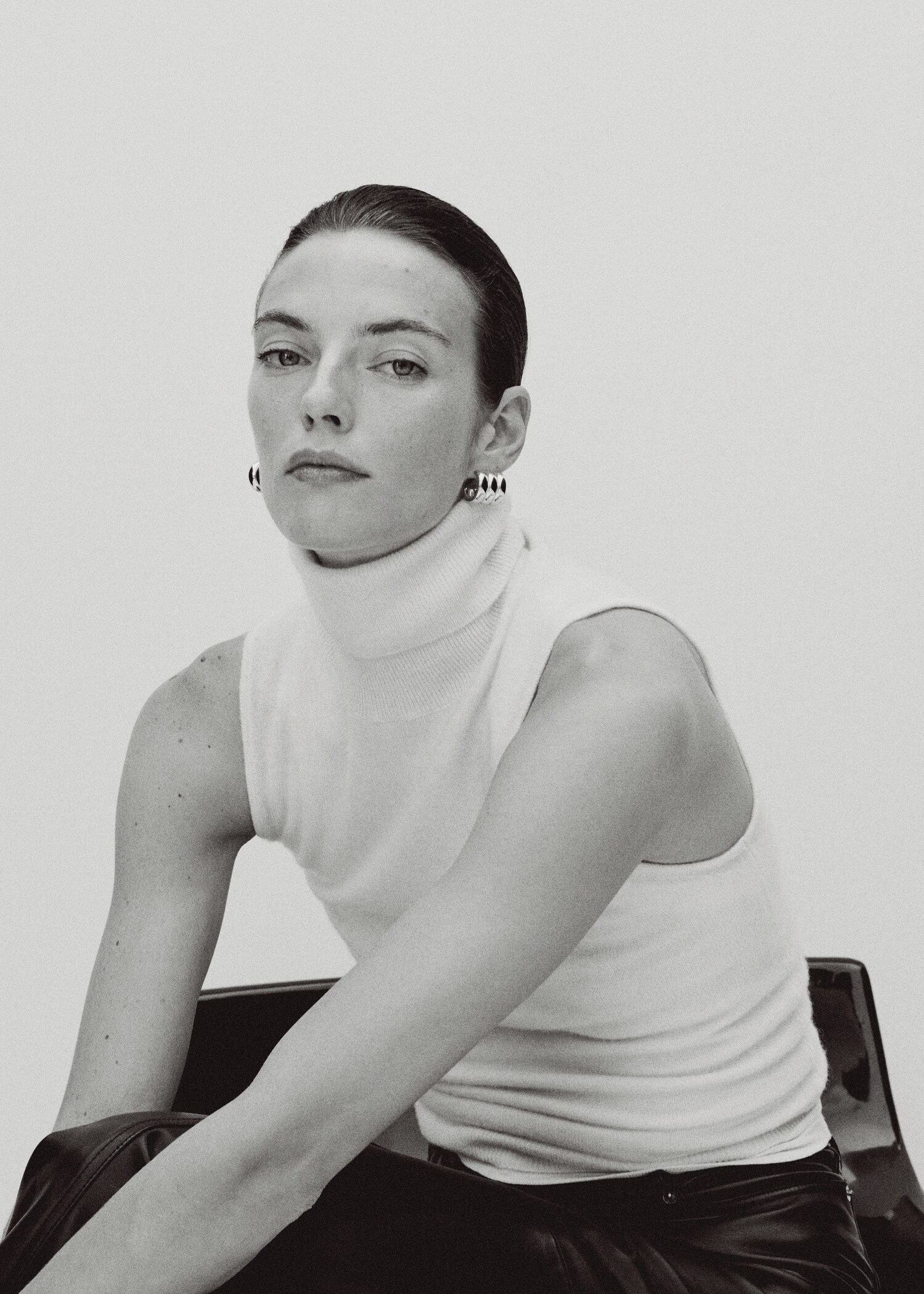 Volume triple-hoop earrings - General plane