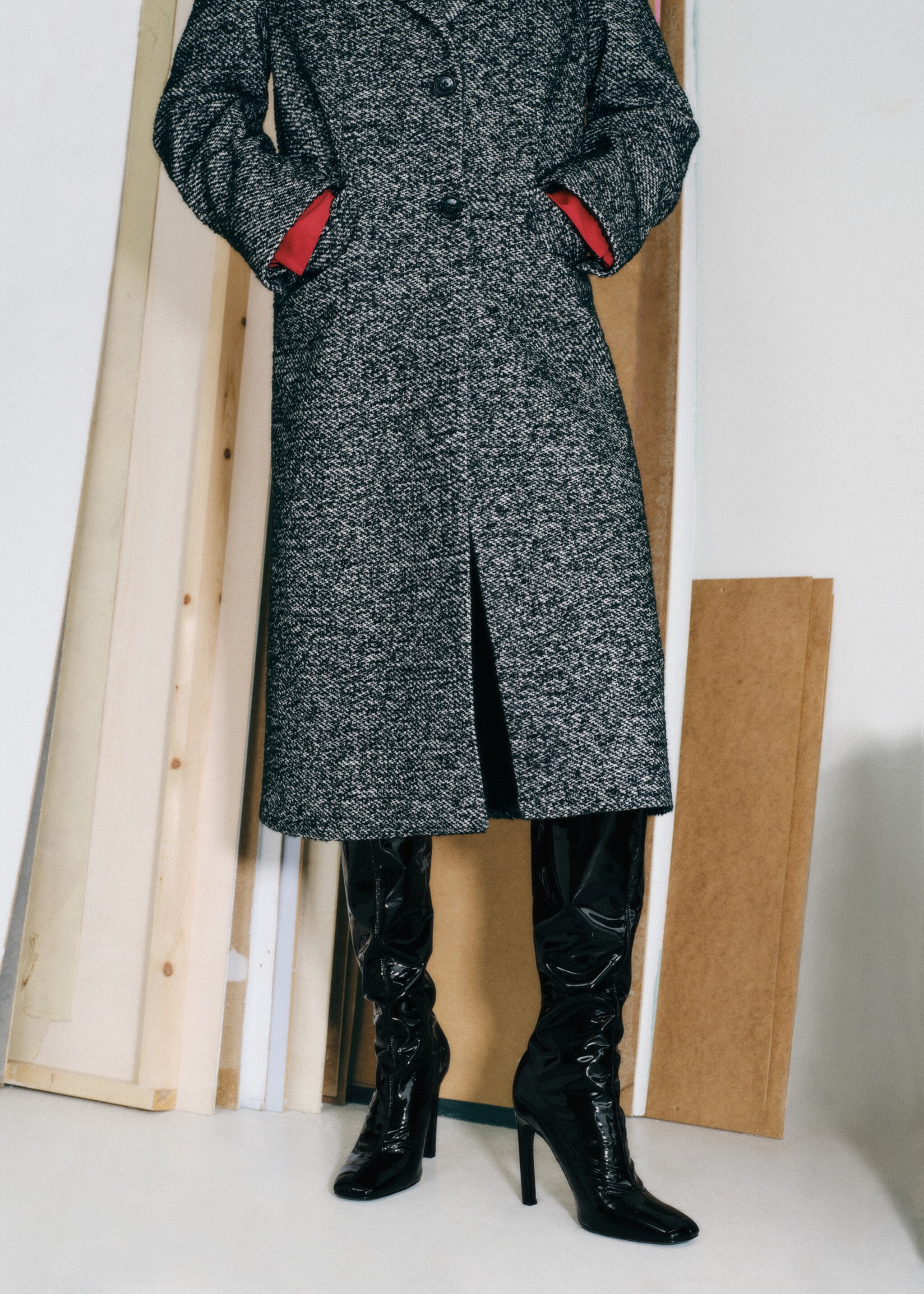 Bottes vernies talon - Plan général, Noir. Ref: 57027713-00.