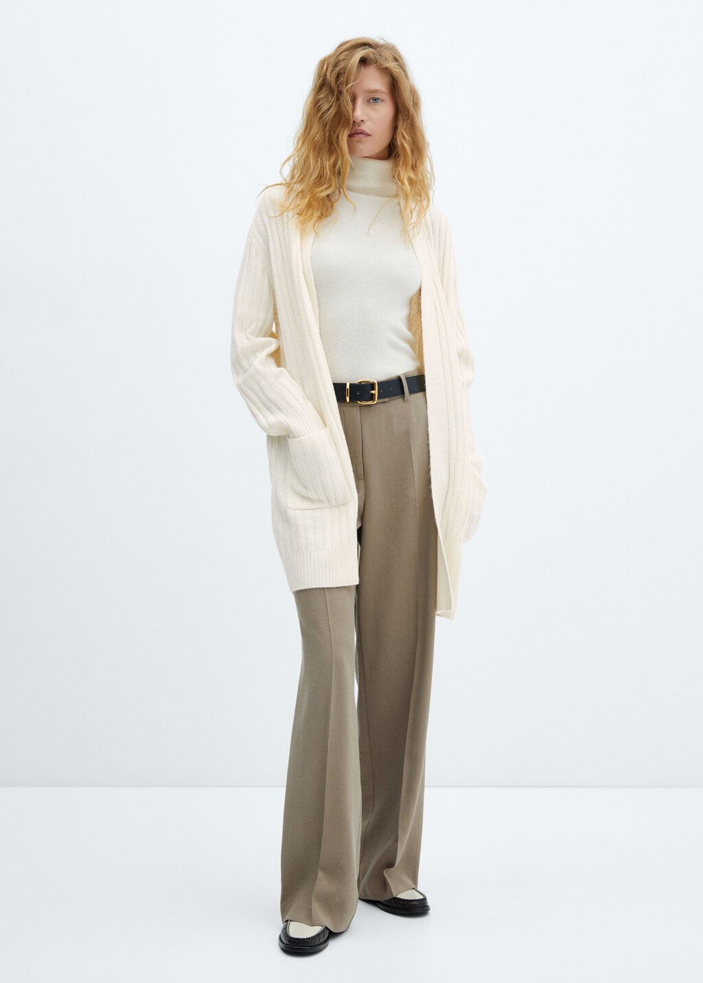 Mango long cardigan clearance