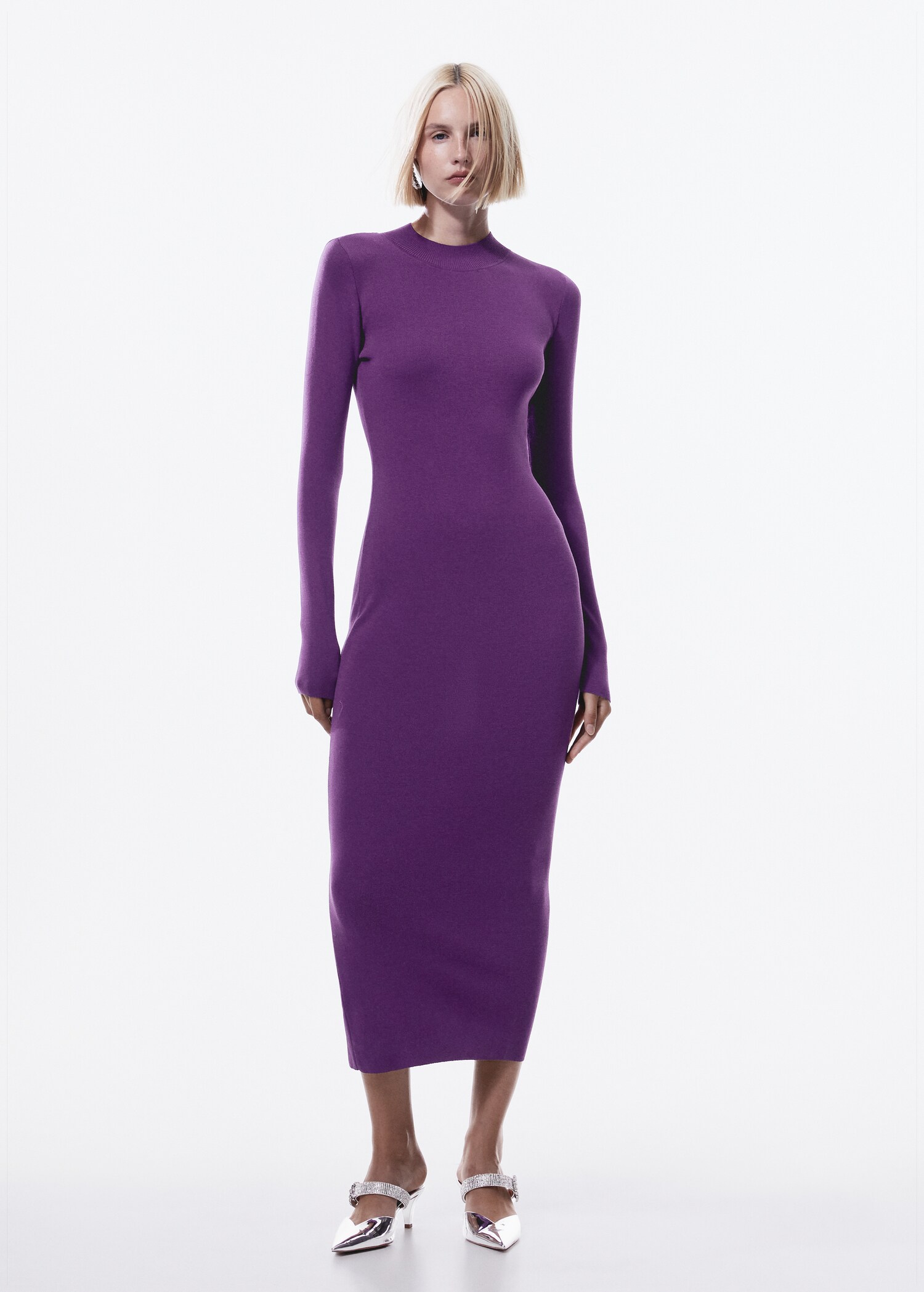 Robe longue maille - Plan général