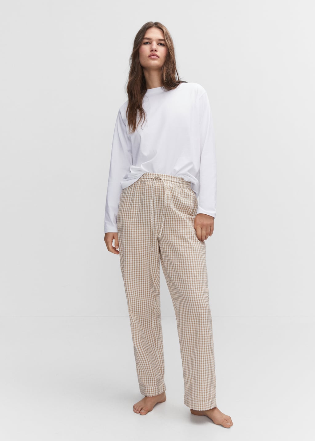 Printed long pyjamas Women MANGO Montenegro