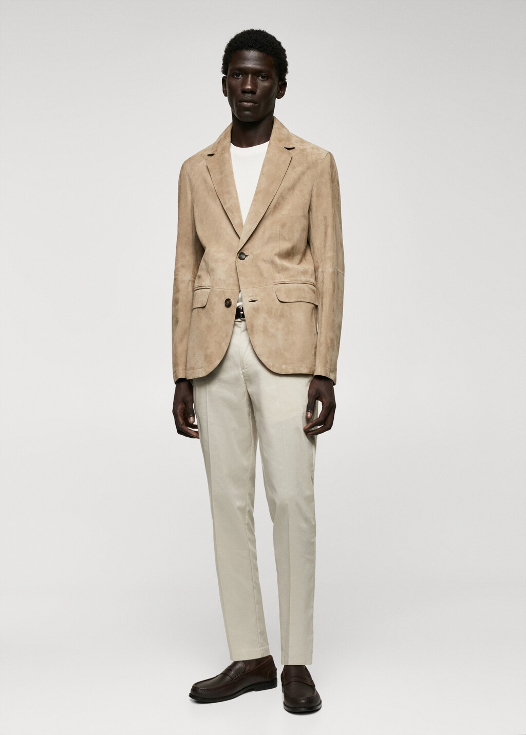 Mango veste daim homme deals