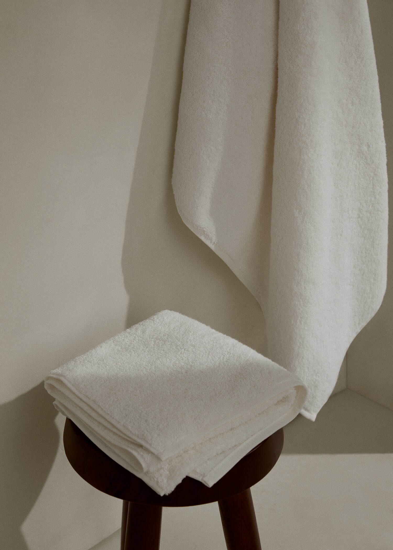 Toalha de mãos de algodão 600 g/m2 50 x 90 cm - Plano geral