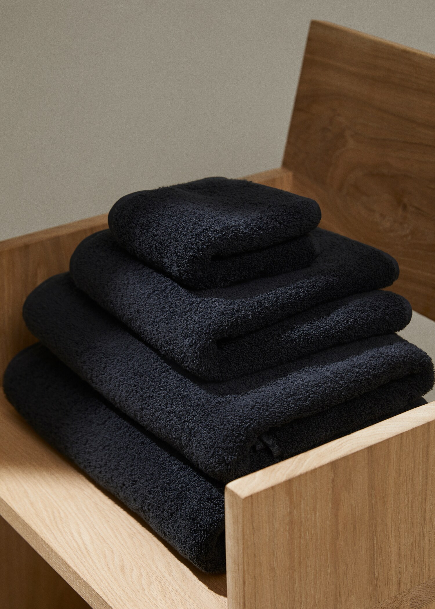 Katoenen handdoek 600gr/m2 50x90 cm - Overzichtstekening