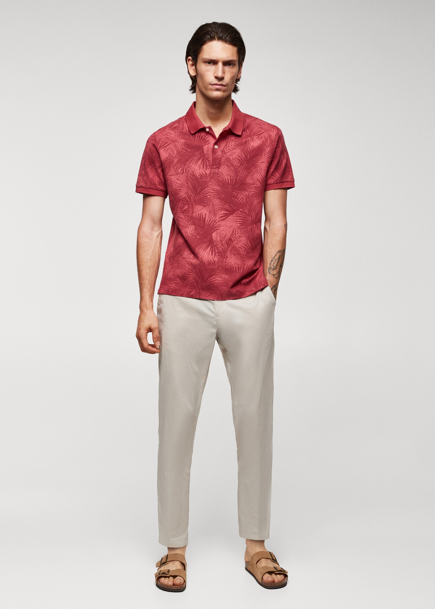 Polo estampado palmeras - Plano general
