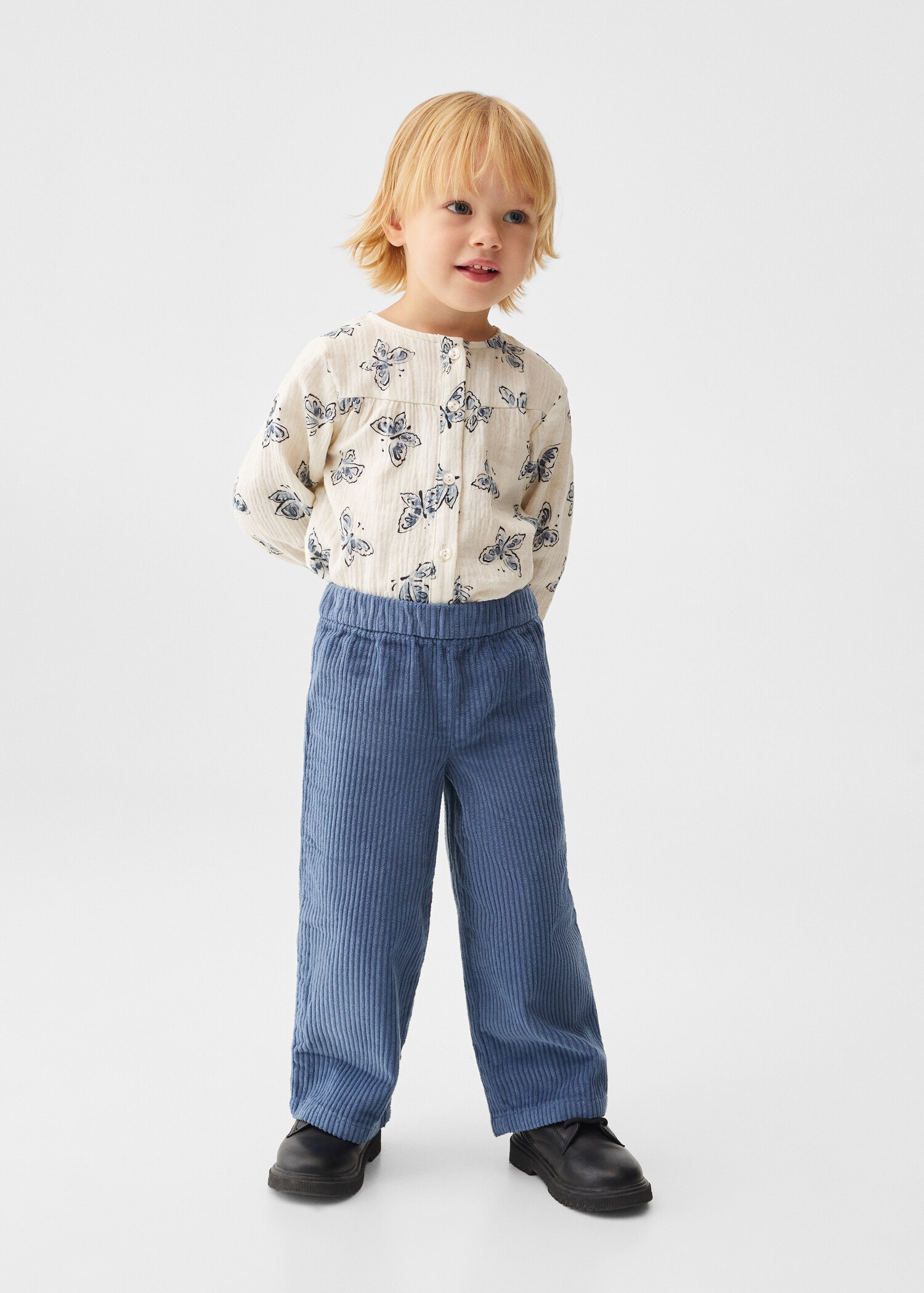 Pantalón pana culotte - Plano general