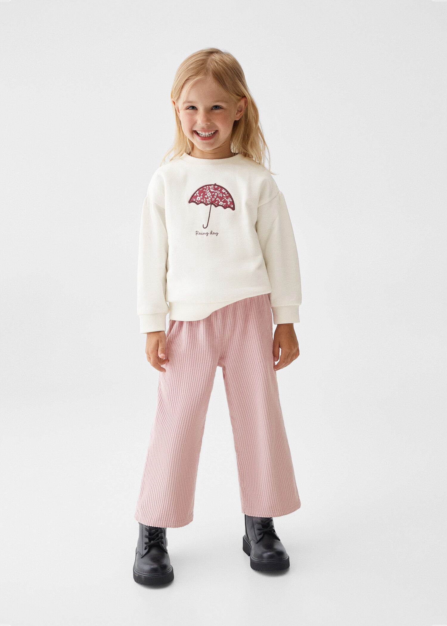 Pantalón pana culotte - Plano general