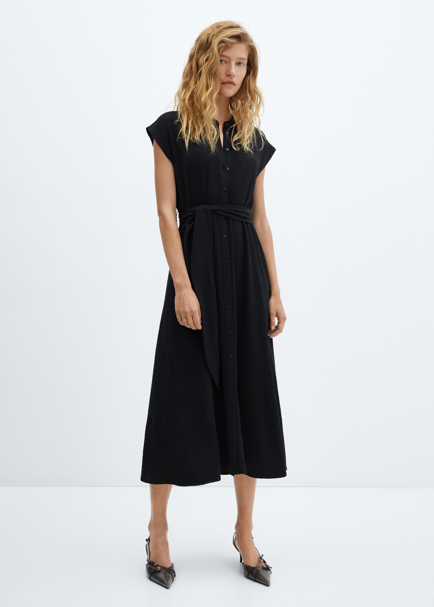 Midi shirt dress - General plane