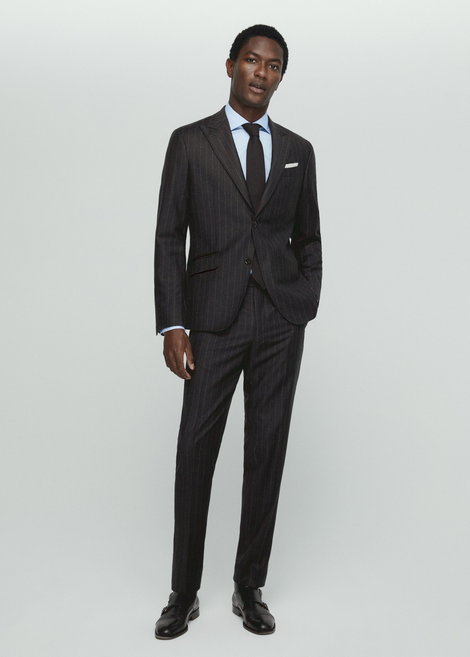 Virgin wool suit trousers - General plane