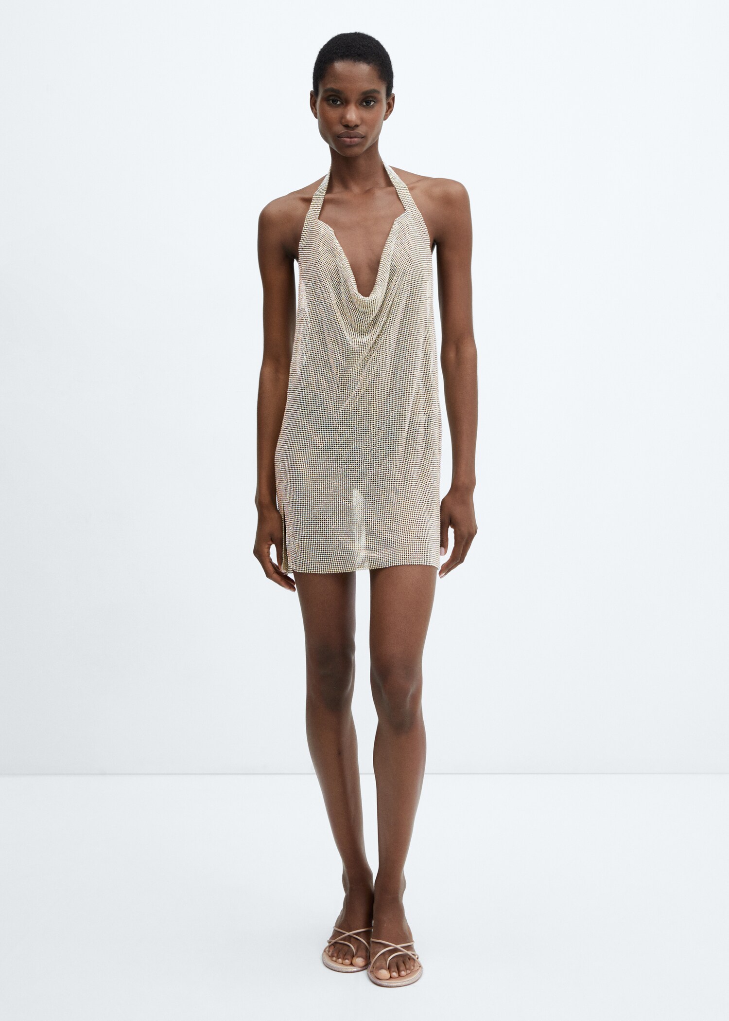 Crystal mesh dress - General plane