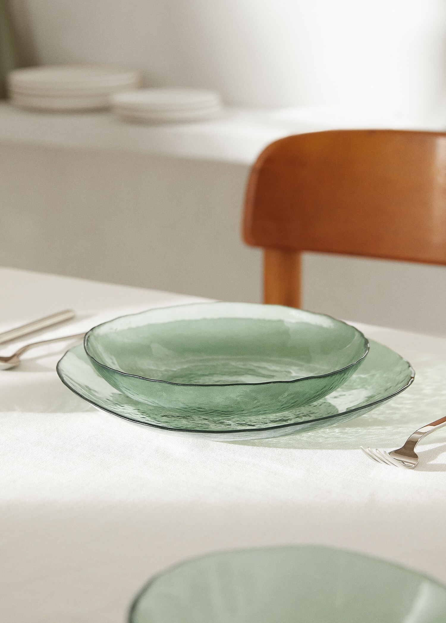 100% glass deep plate - General plane