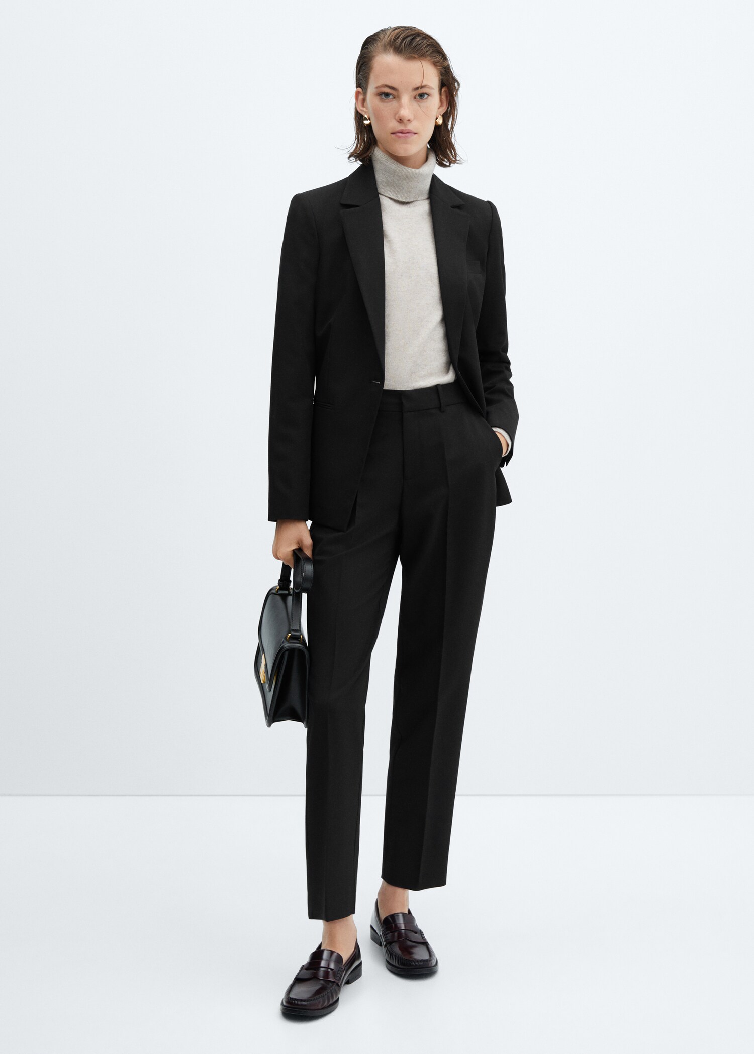 Fitted suit jacket - General plane