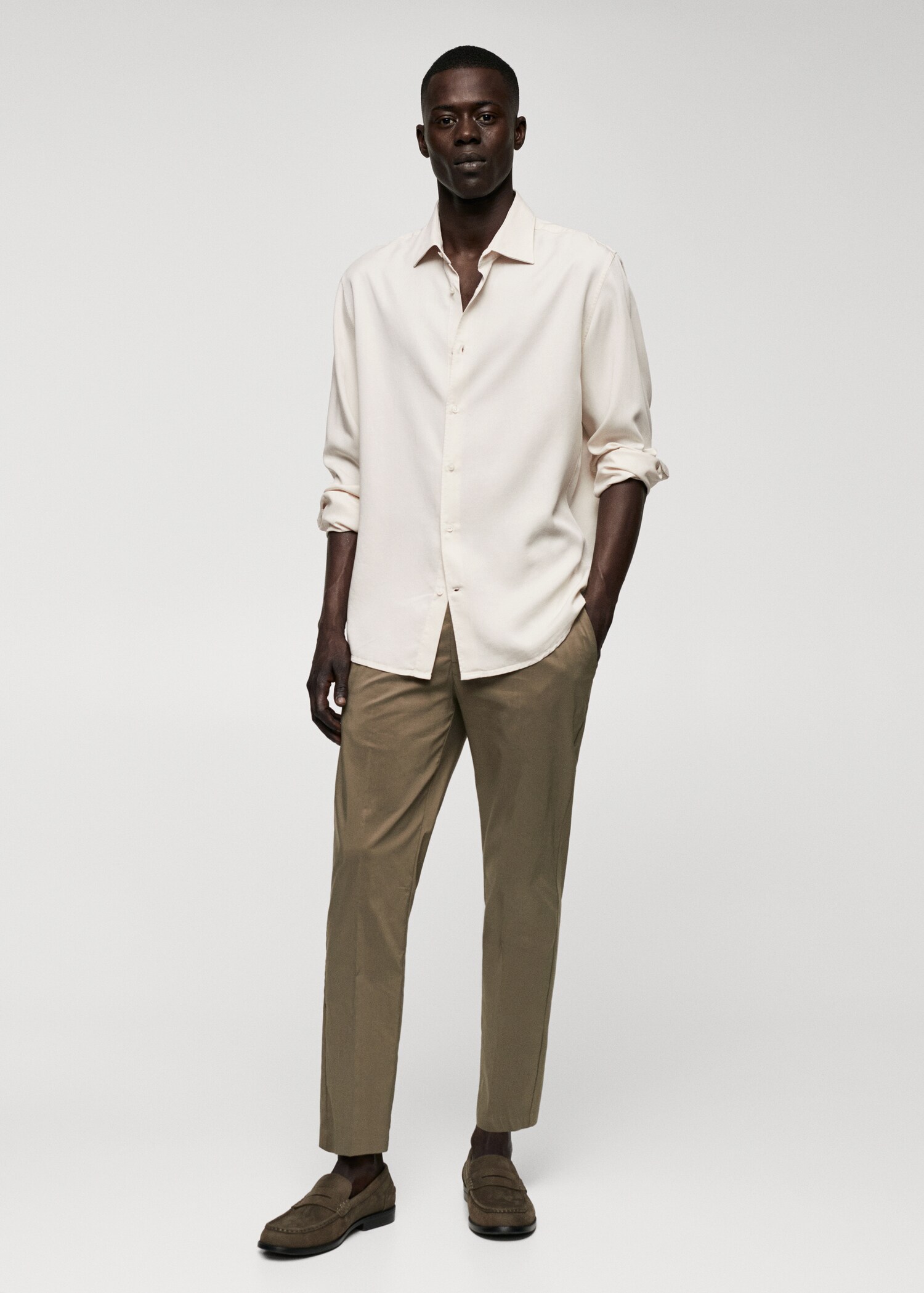 Lyocell fluid shirt - General plane