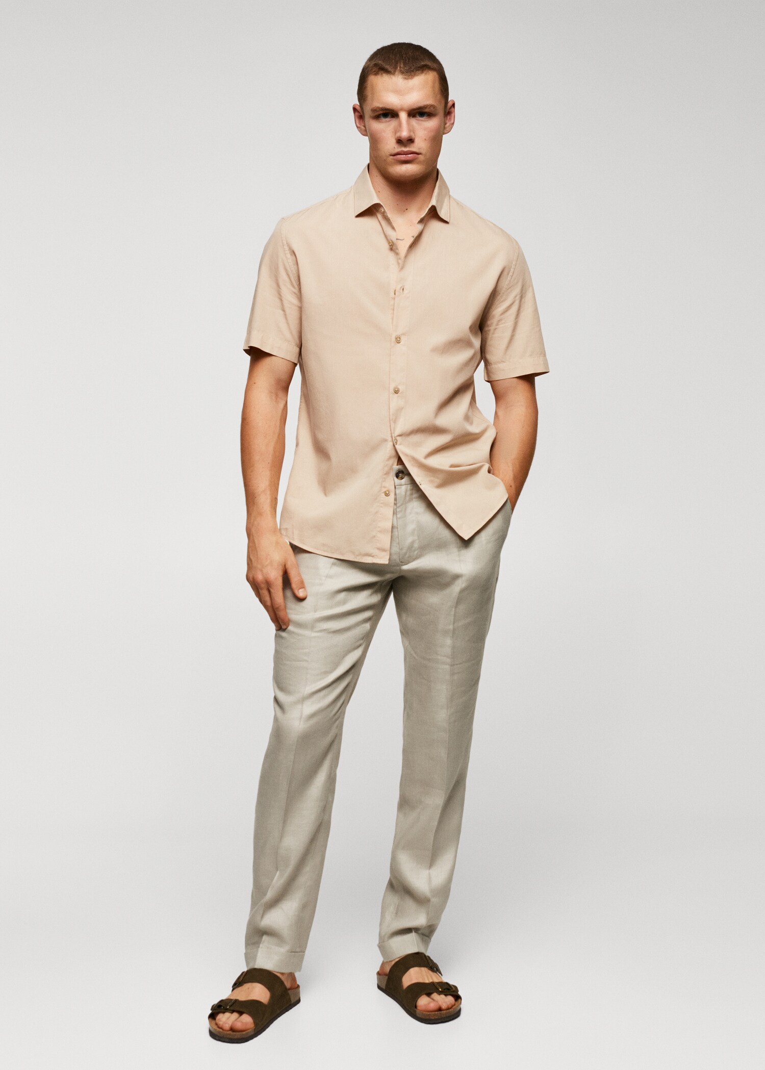 Lightweight cotton shirt  - General plane