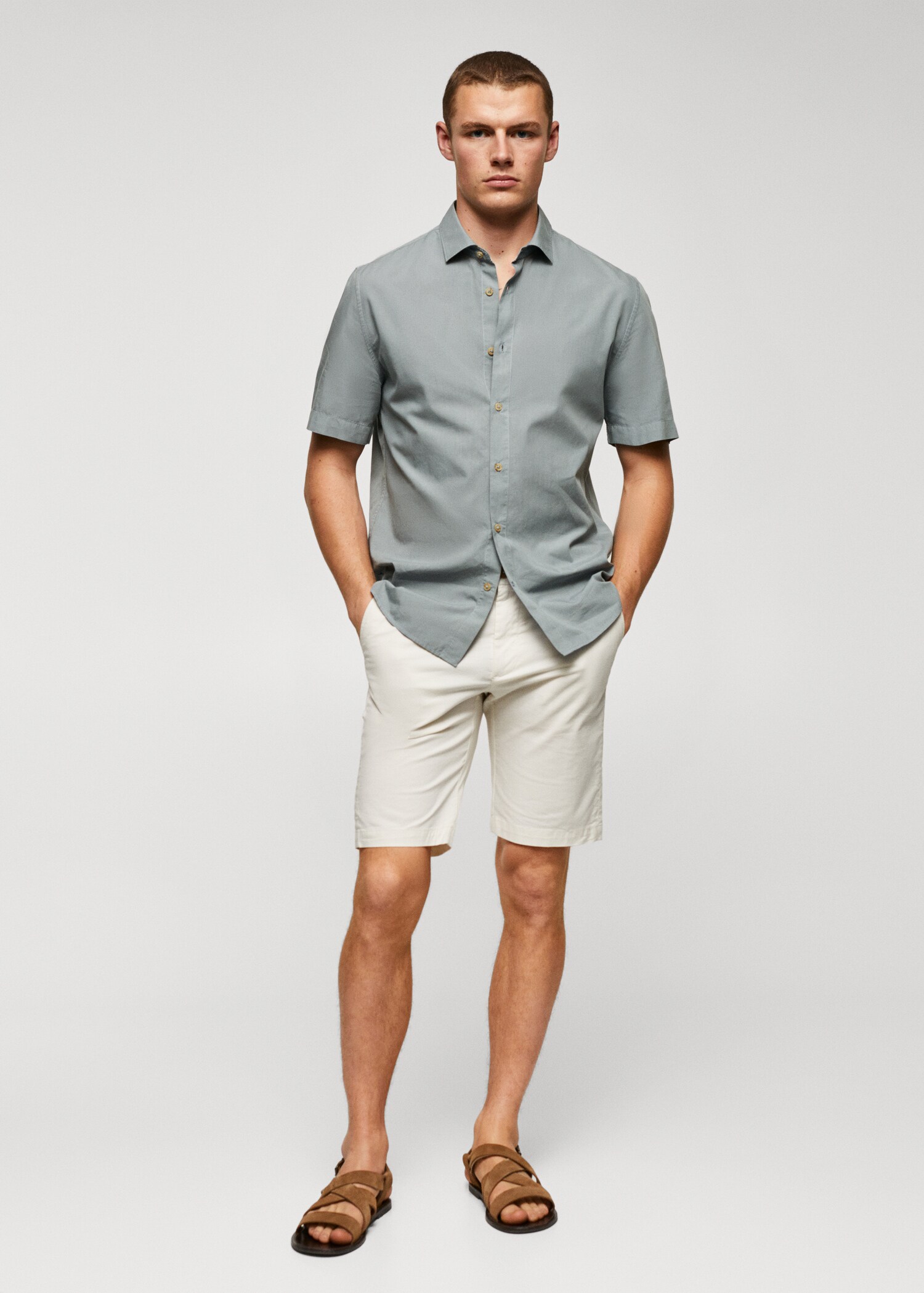 Lightweight cotton shirt  - General plane