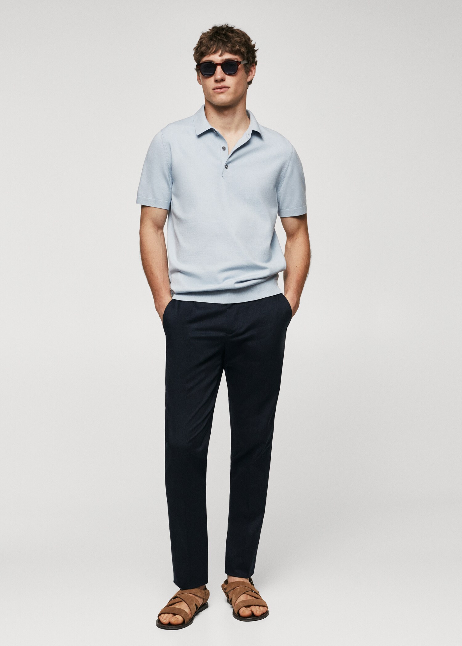 Polo majica od finog pletiva - Opći prikaz