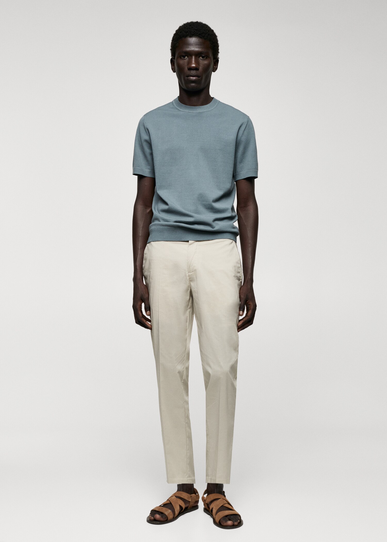 Fine-knit T-shirt - General plane