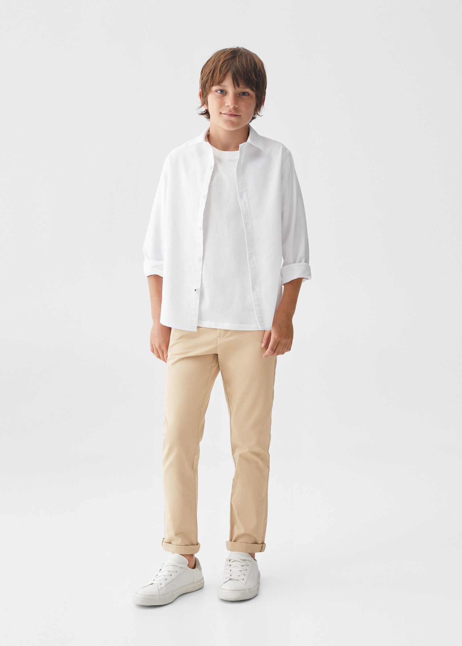 Chemise oxford en coton - Plan général