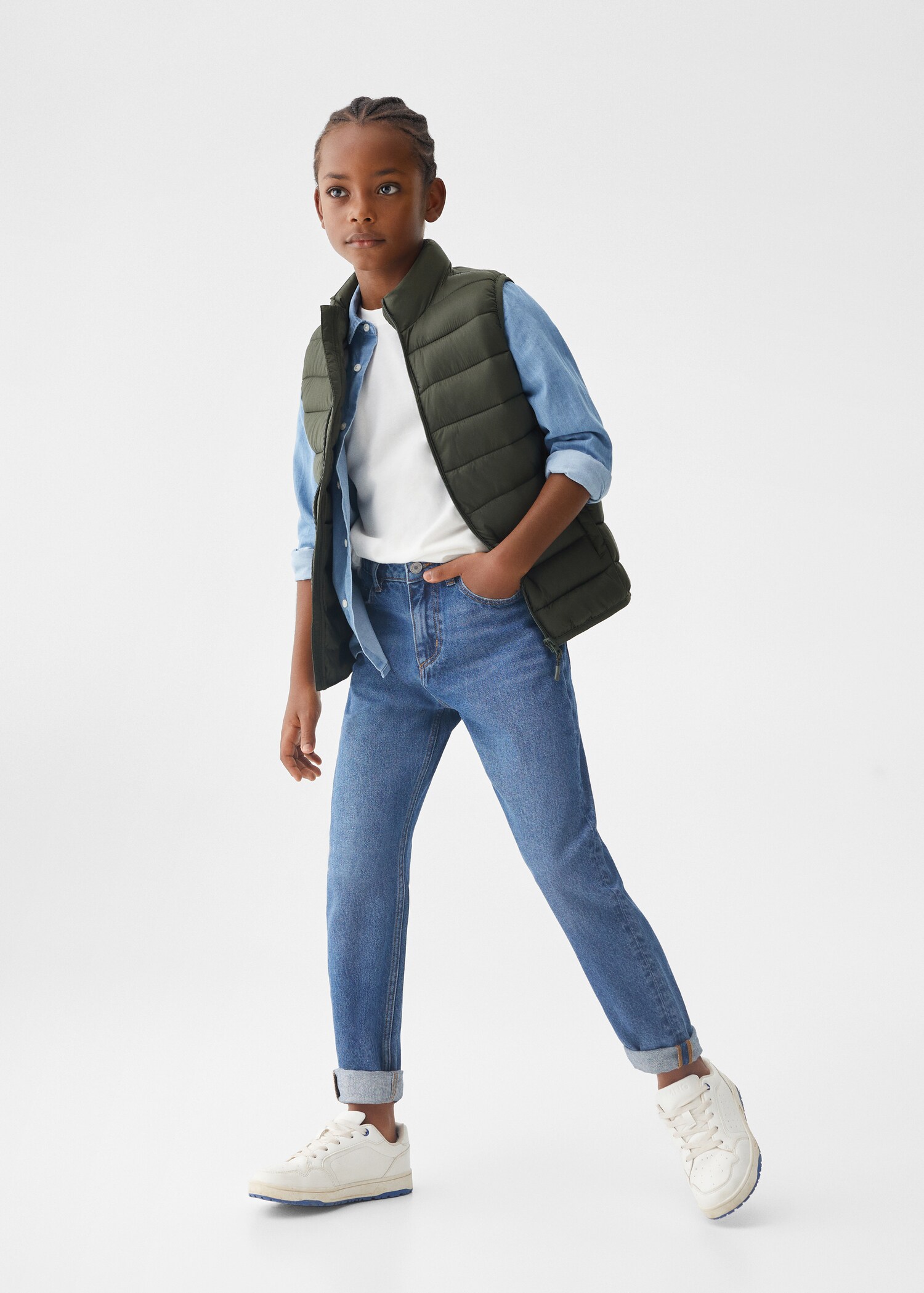 Quilted gilet - General plane