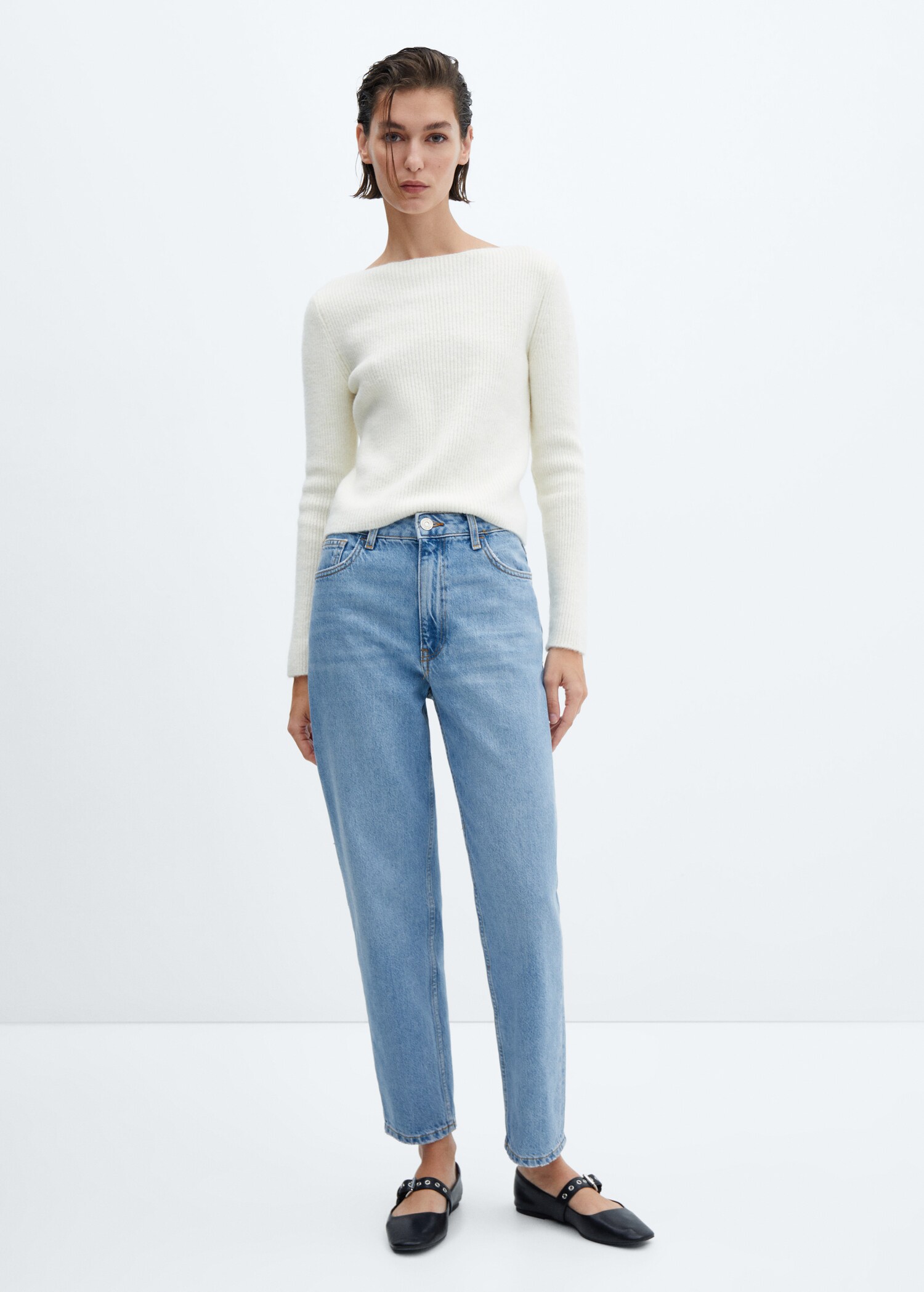 Jeans Mom2000 mom tiro alto - Plano general