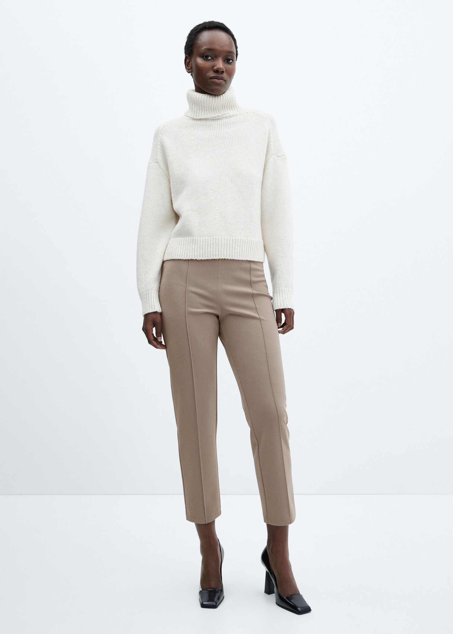 High-waist skinny trousers - General plane