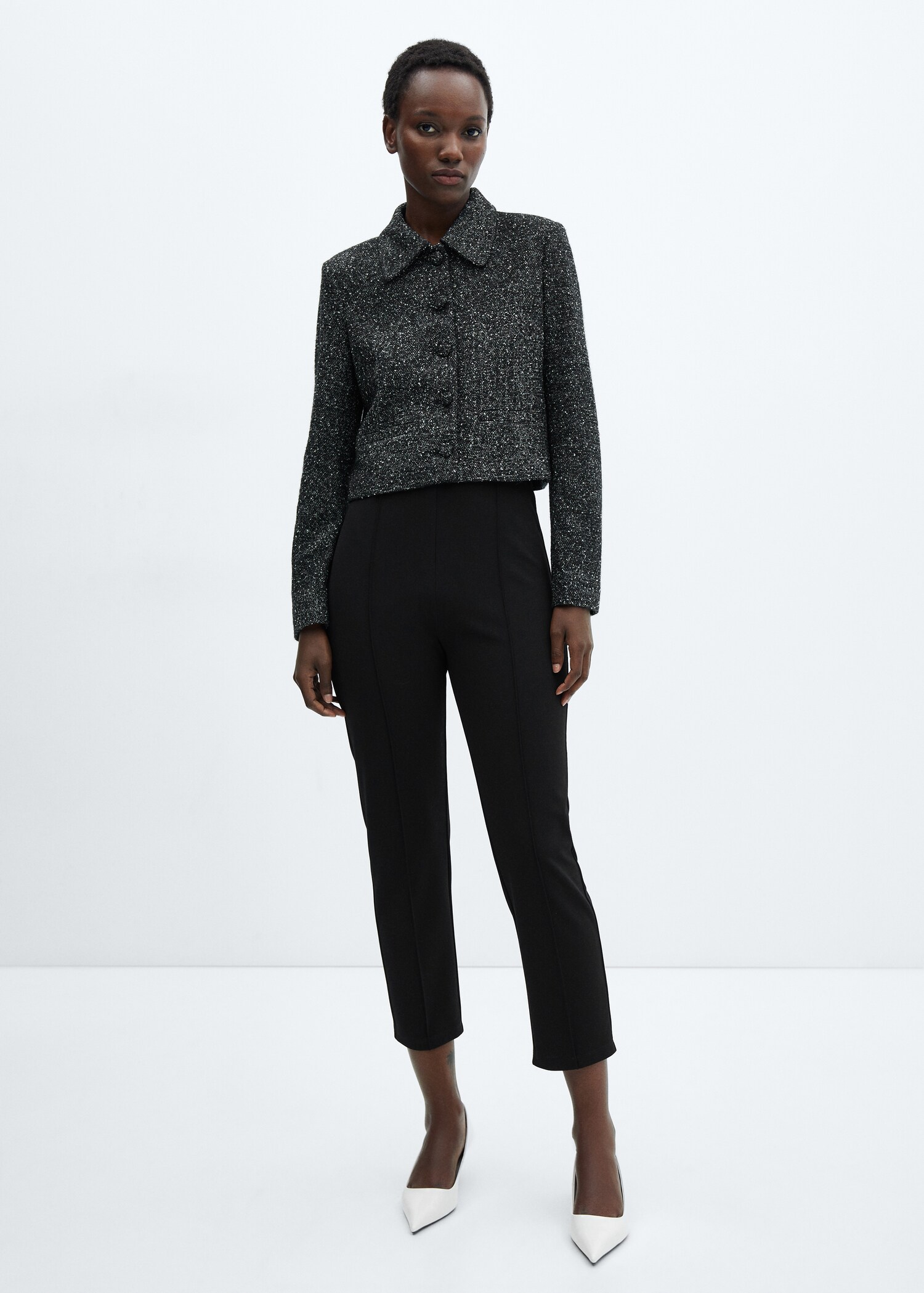 High-waist skinny trousers - General plane