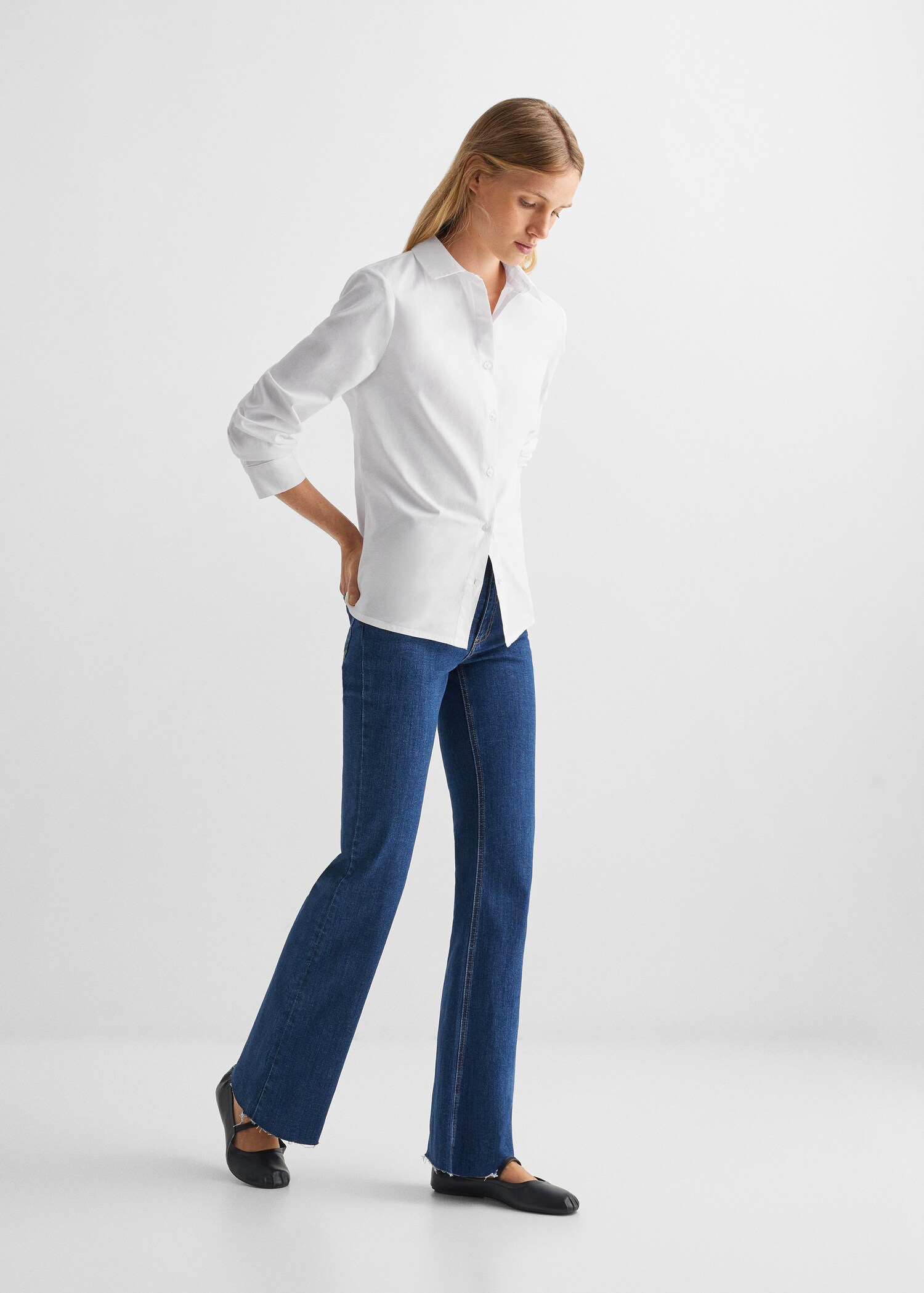 Camisa slim fit algodón - Plano general