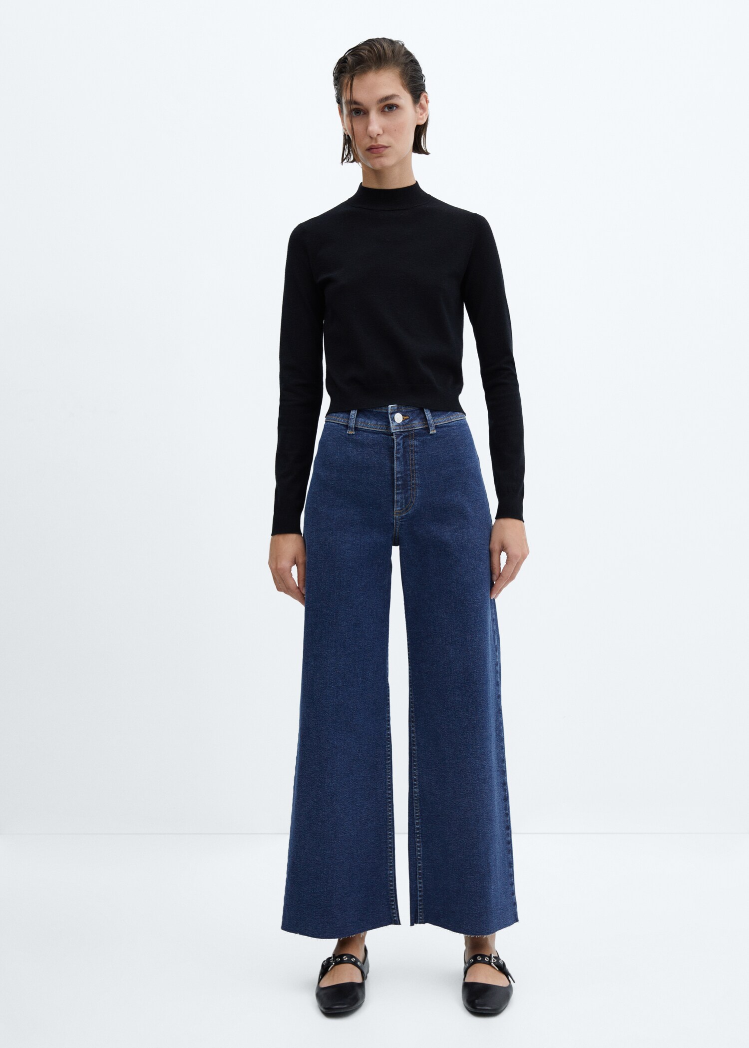 Jeans Catherin culotte tiro alto - Plano general