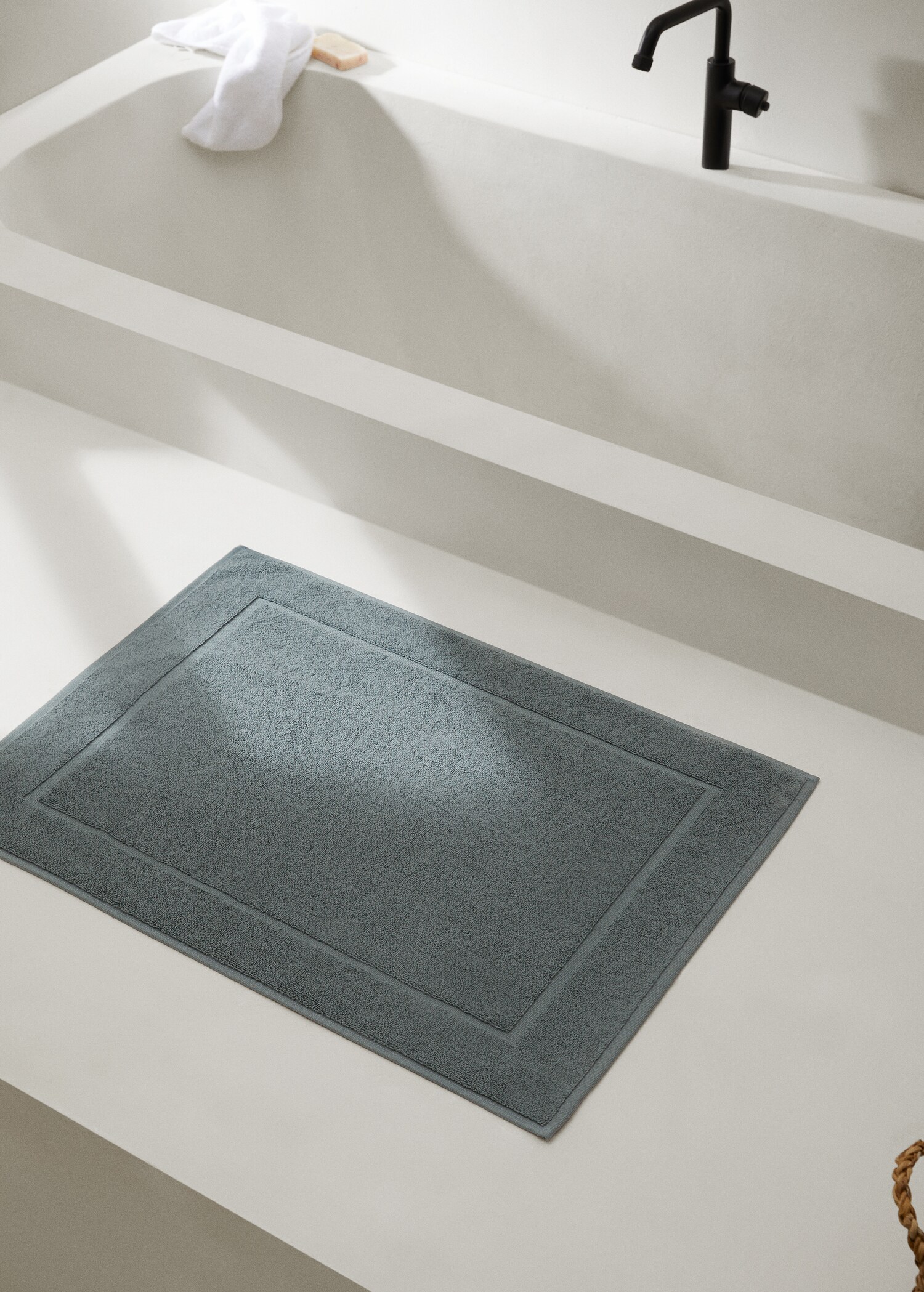 Cotton bath mat - General plane