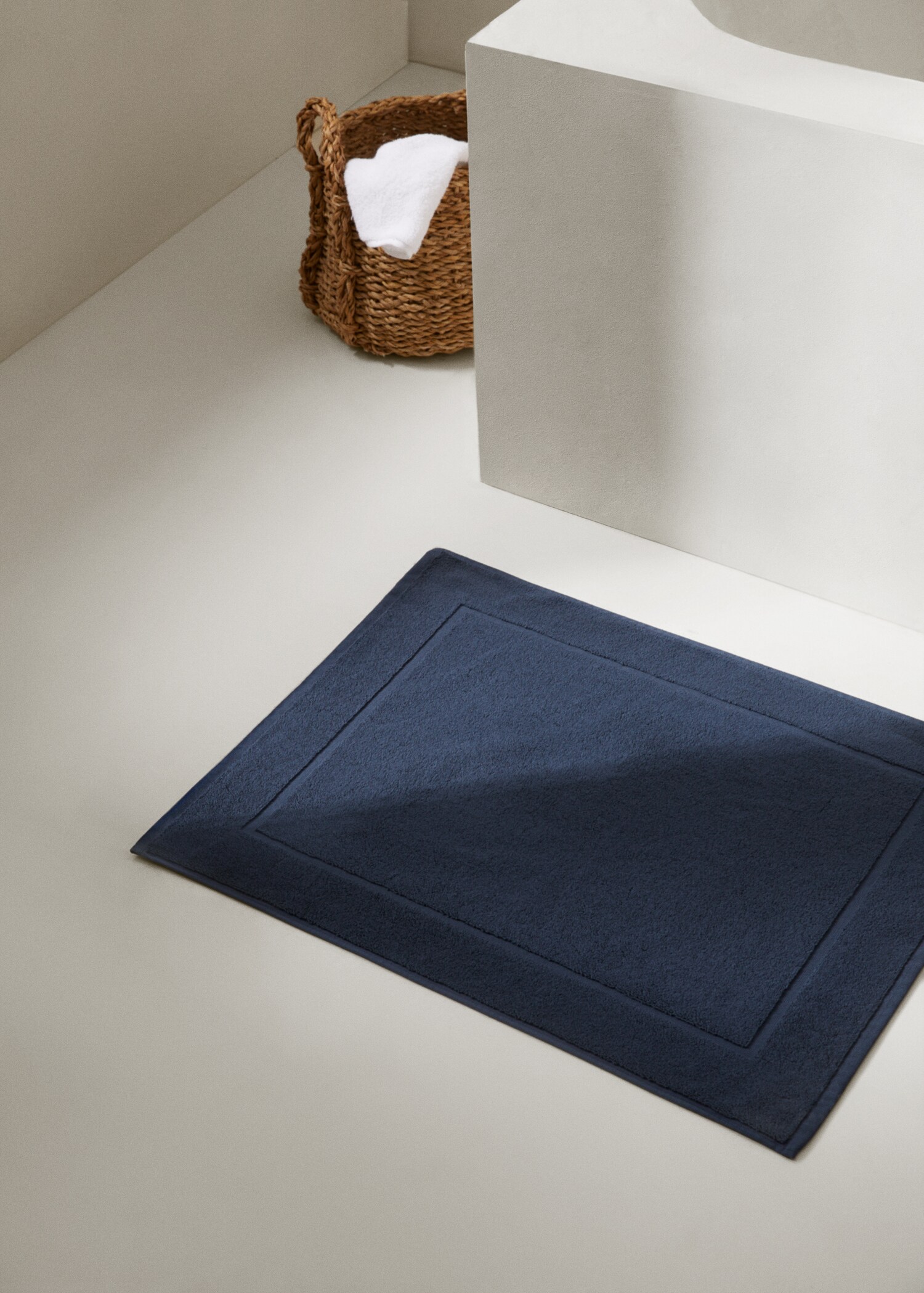 Cotton bath mat - General plane
