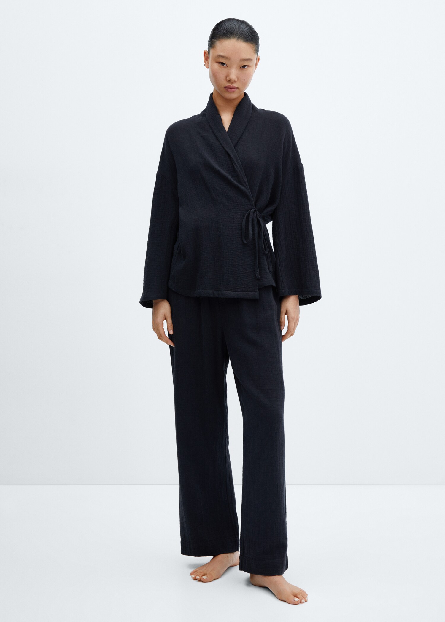Pantalon pyjama gaze de coton - Plan général