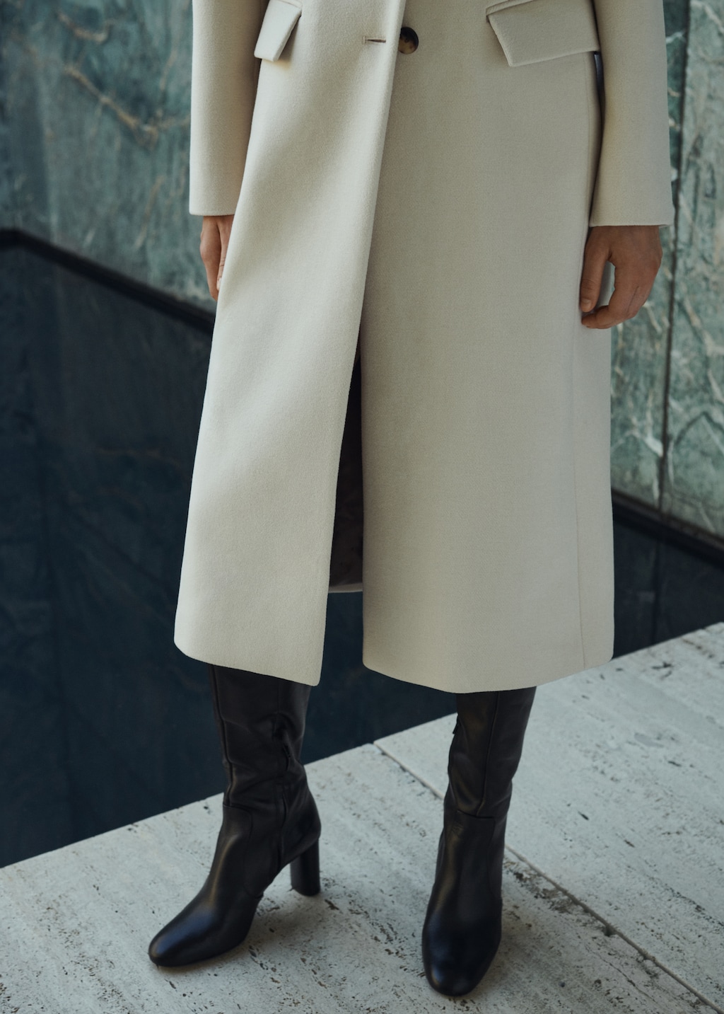 Bottes cuir bout rond