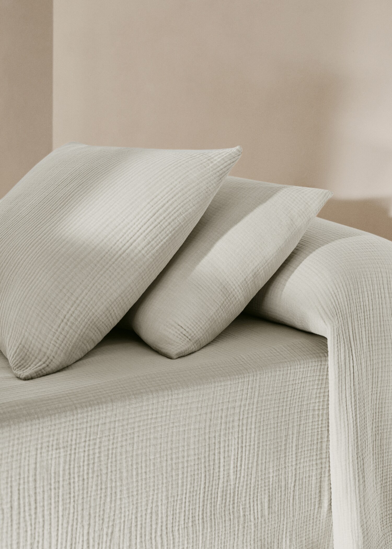 Funda de almohada gasa algodón 45x110cm - Plano general