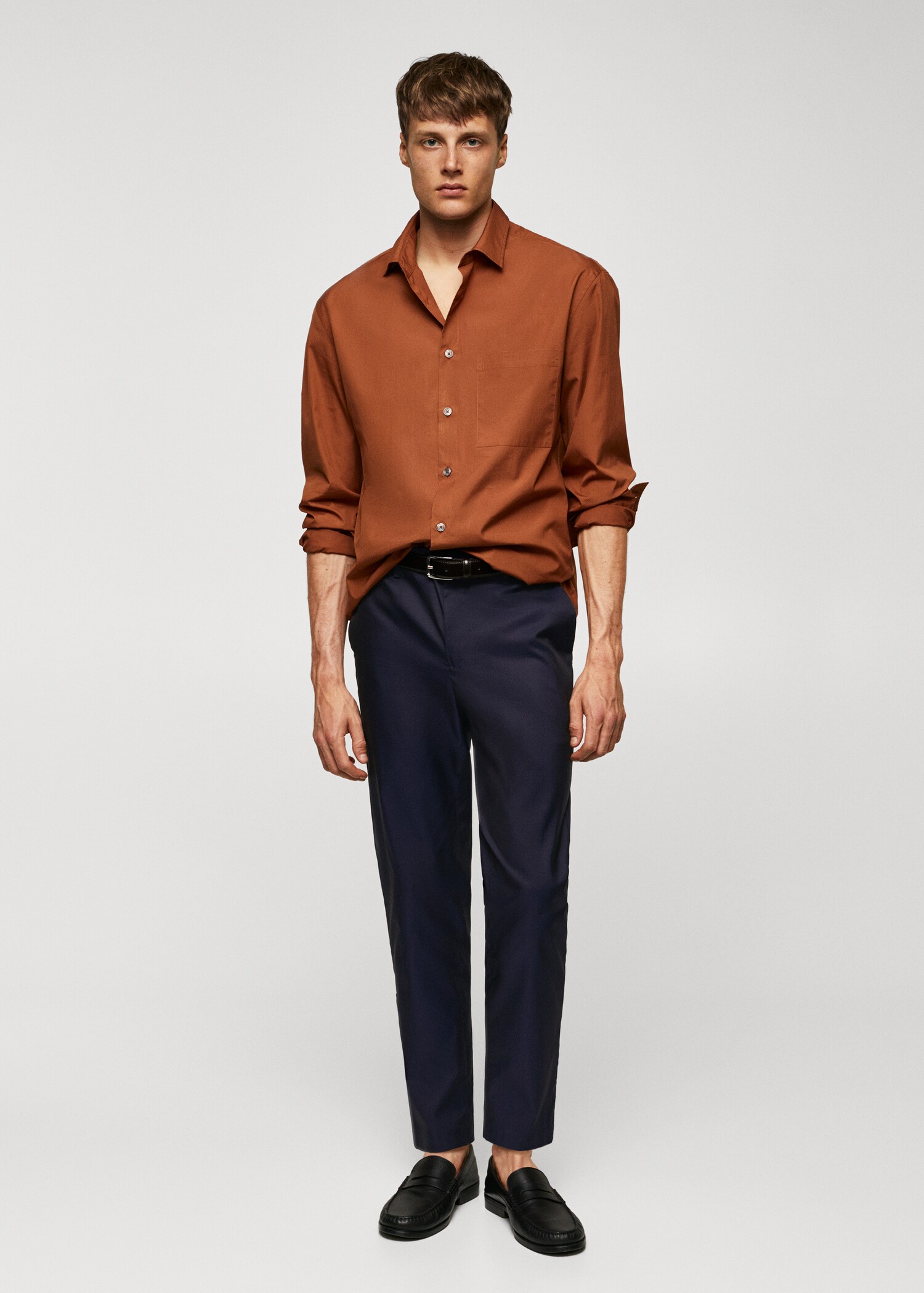 Pantalón slim fit algodón - Plano general