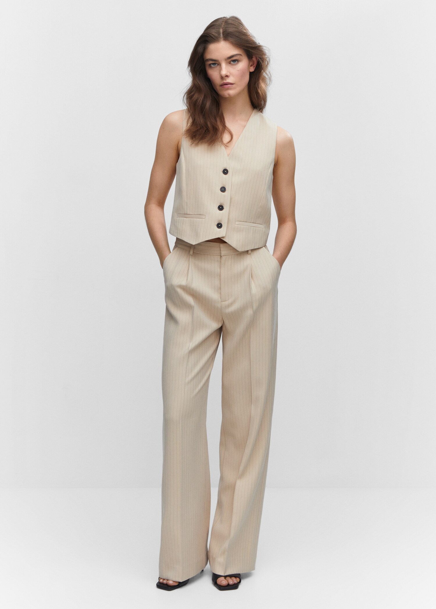 Pinstriped waistcoat - General plane