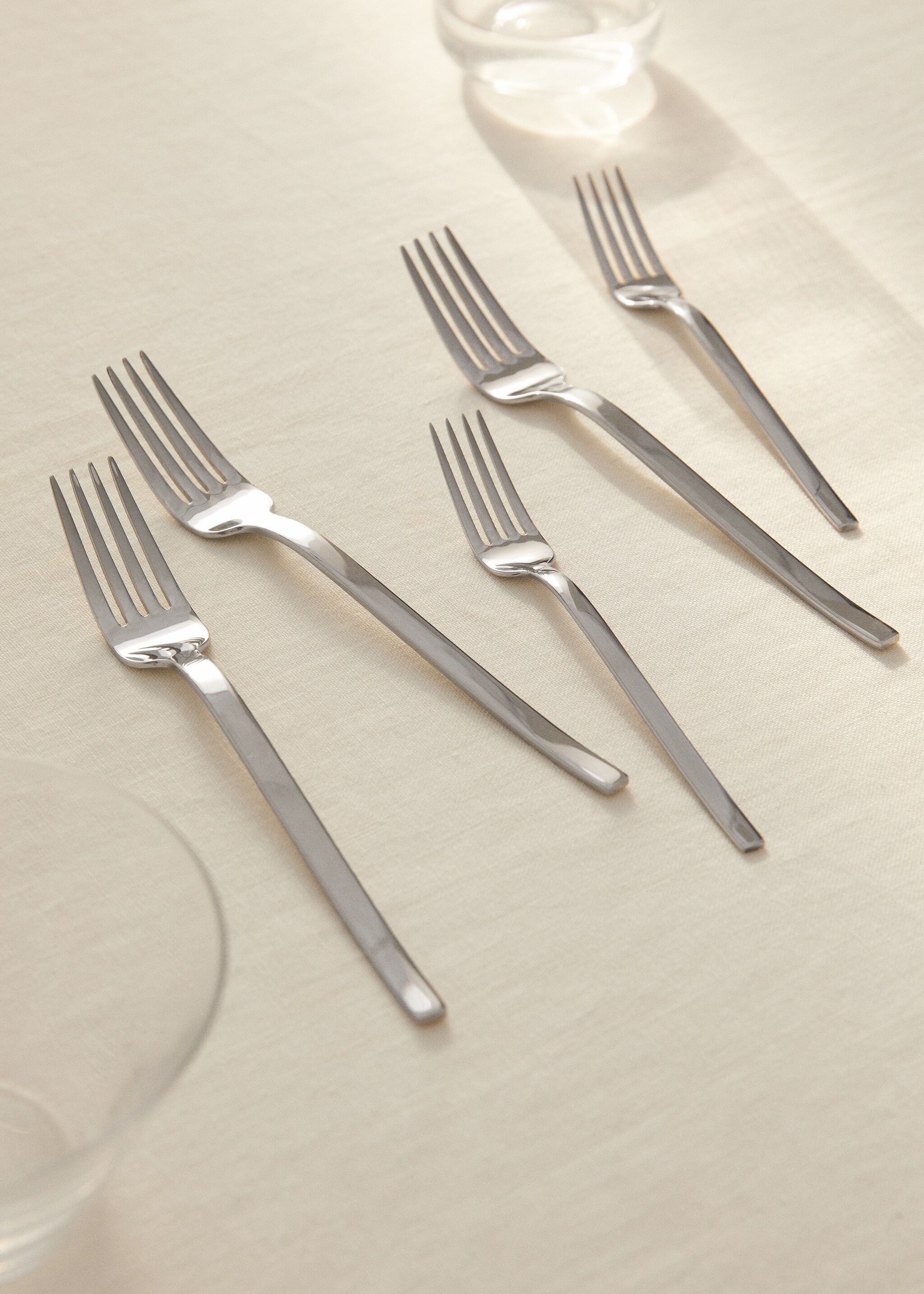 Pack of 4 100% steel forks - General plane