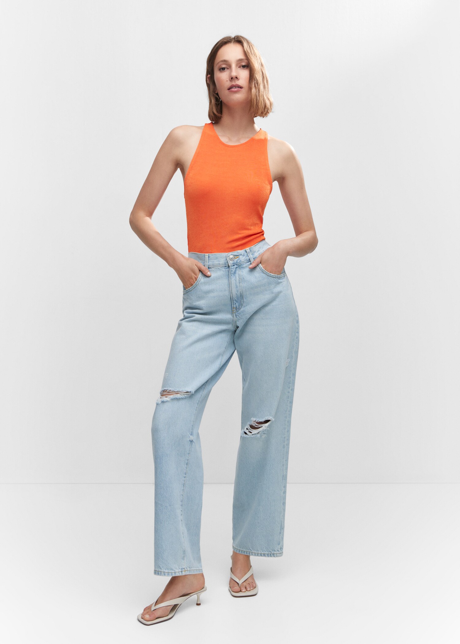 Strap top - Woman | MANGO USA