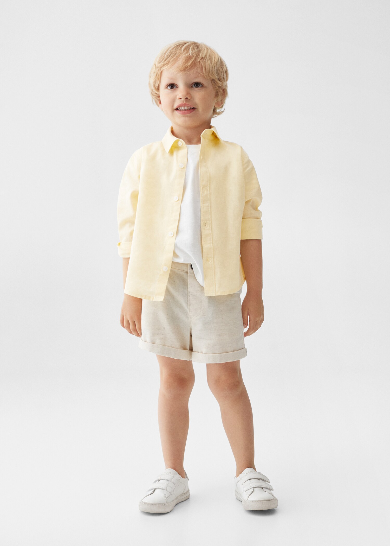 Regular-fit linen shirt - General plane