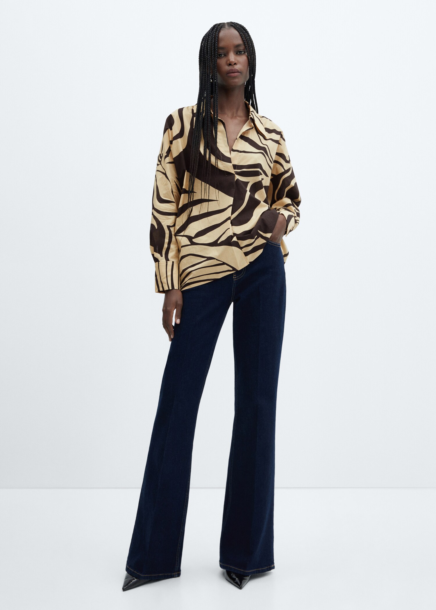 Printed oversize shirt - General plane