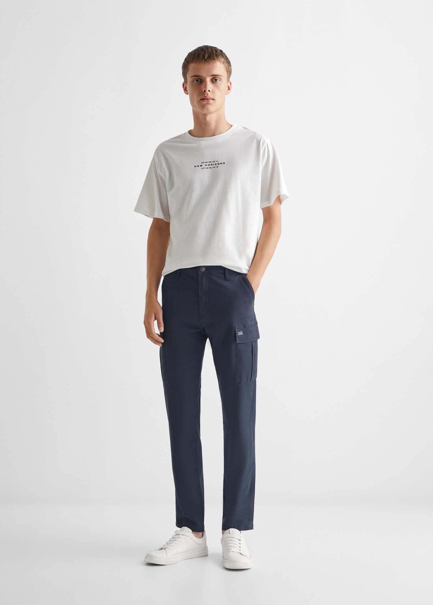 Pantalón cargo algodón - Plano general