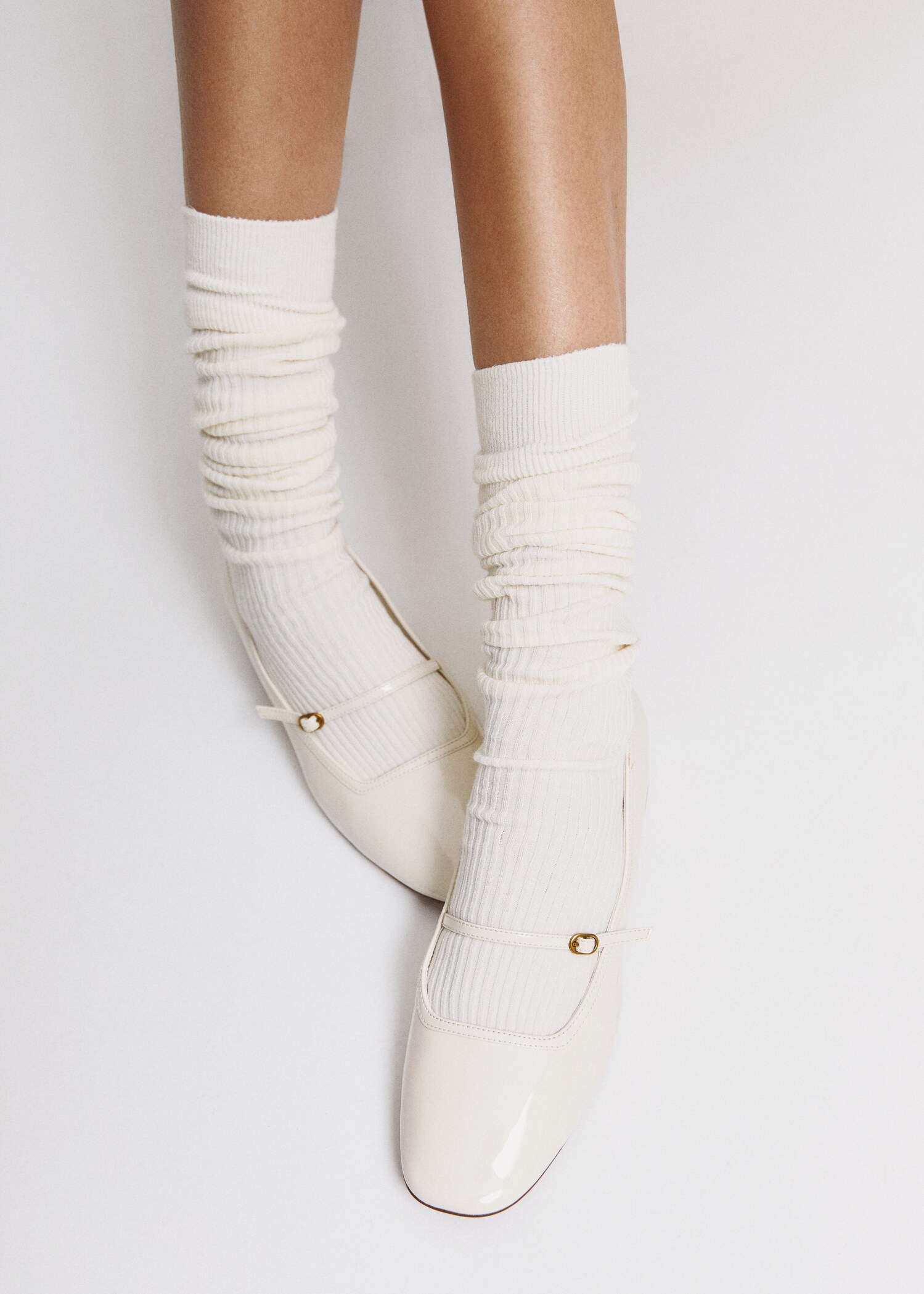 Long ribbed socks - General plane