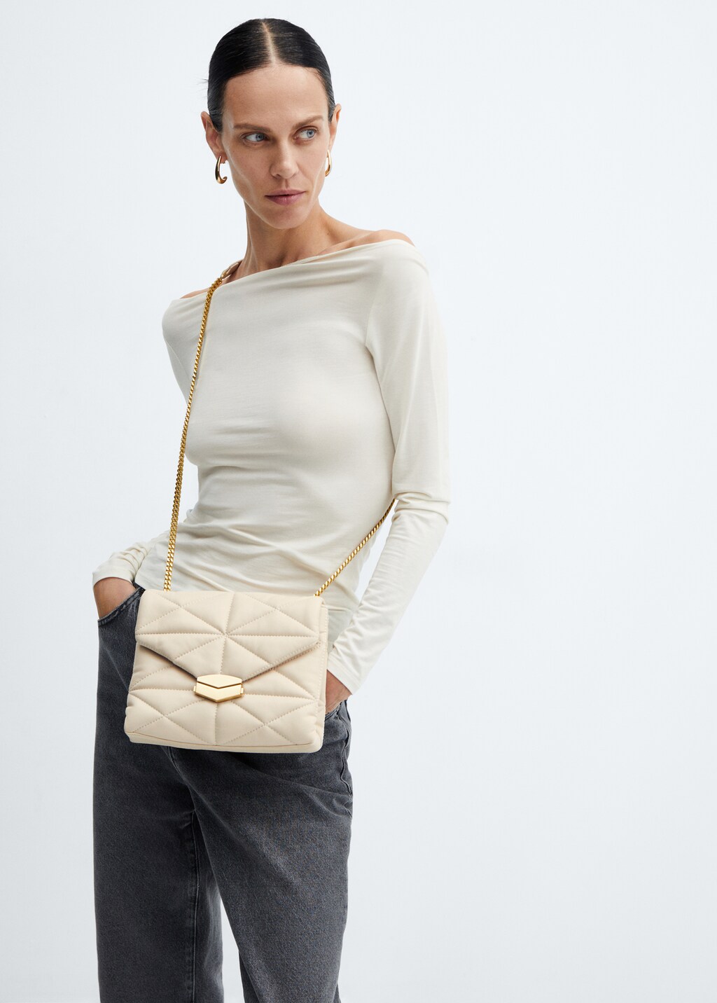 Mango flap crossbody belt bag best sale